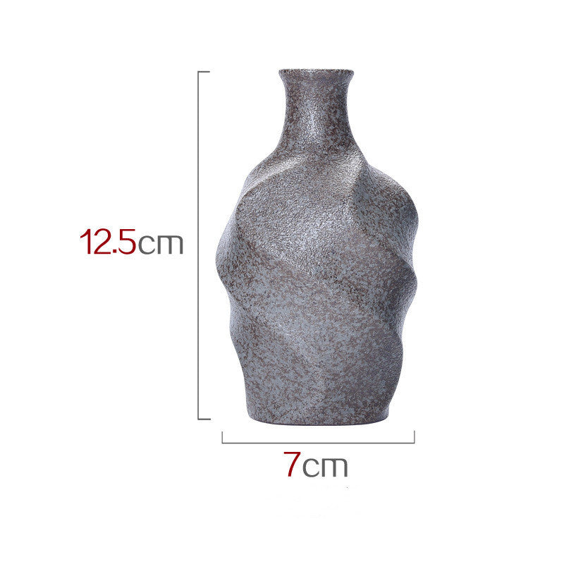 Ceramic simulating dry flower vase