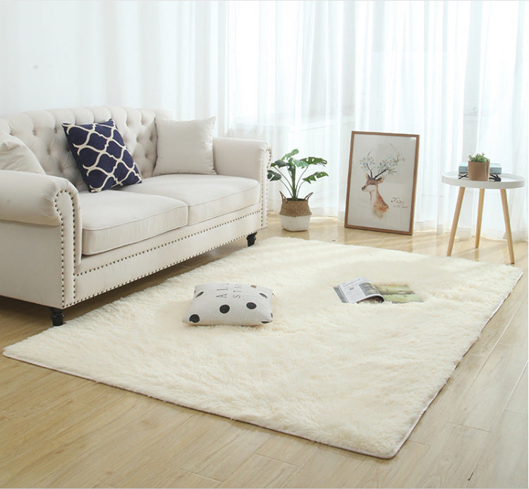 Silky Fluffy Modern Long Plush Shaggy Rug