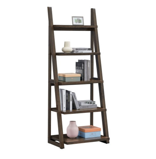 5 Tiers Of Shelves With Rubberwood Frames