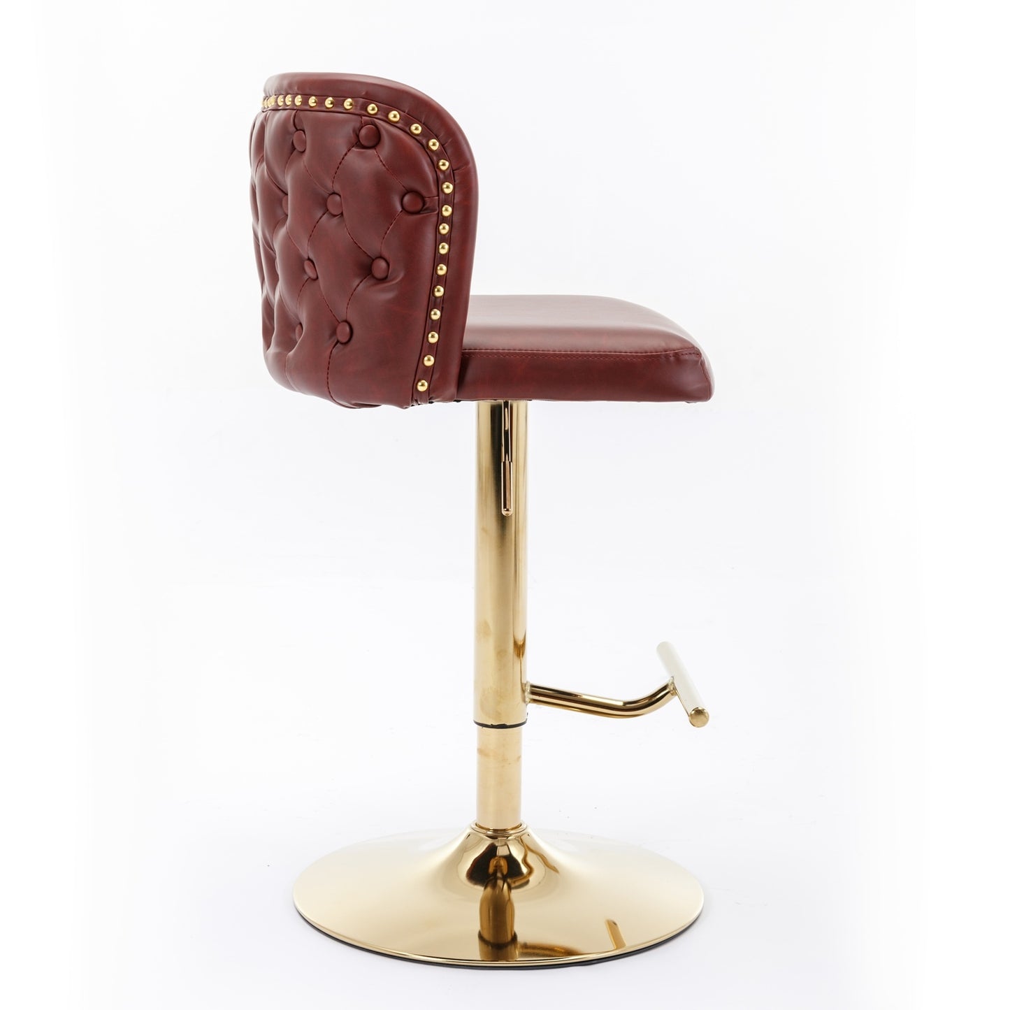 Swivel Bar Adjustable Height, Modern PU Upholstered Stools