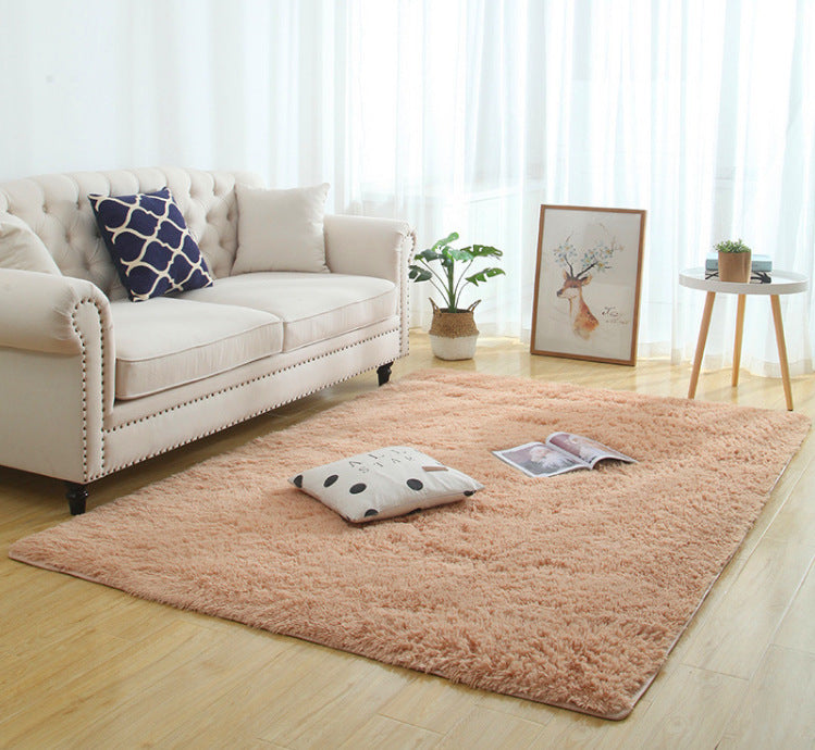 Silky Fluffy Modern Long Plush Shaggy Rug
