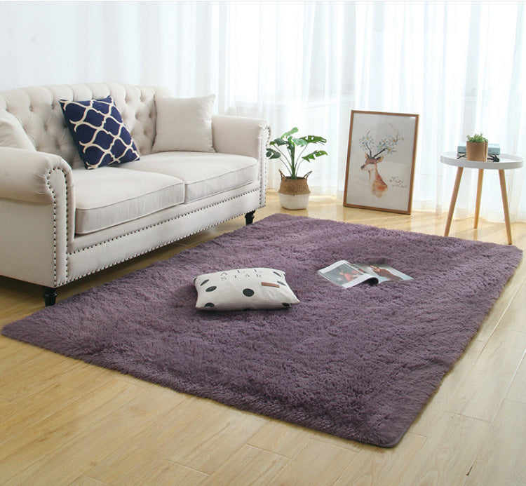Silky Fluffy Modern Long Plush Shaggy Rug