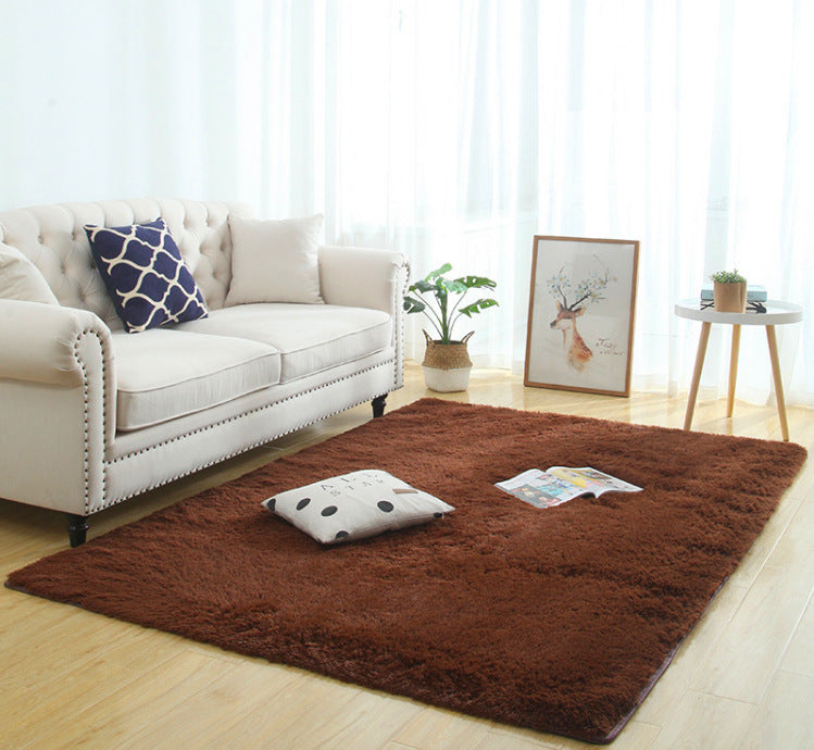 Silky Fluffy Modern Long Plush Shaggy Rug