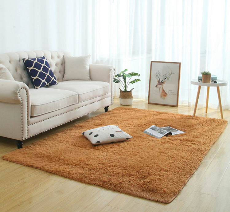 Silky Fluffy Modern Long Plush Shaggy Rug