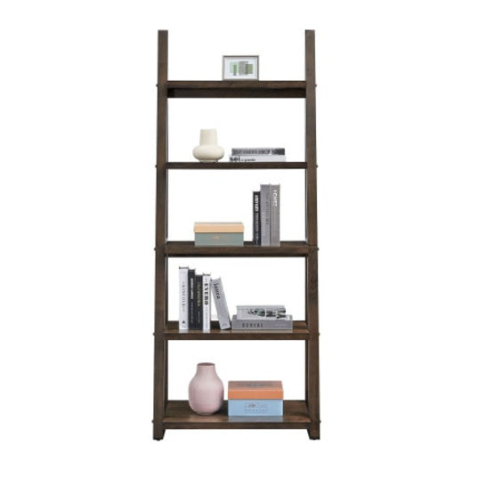 5 Tiers Of Shelves With Rubberwood Frames