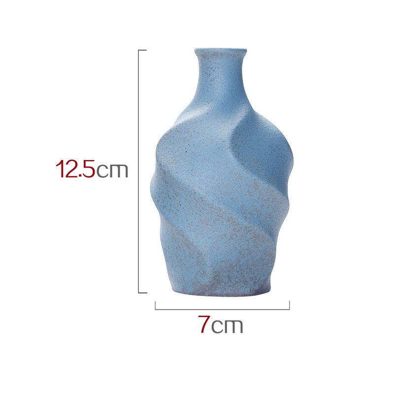 Ceramic simulating dry flower vase