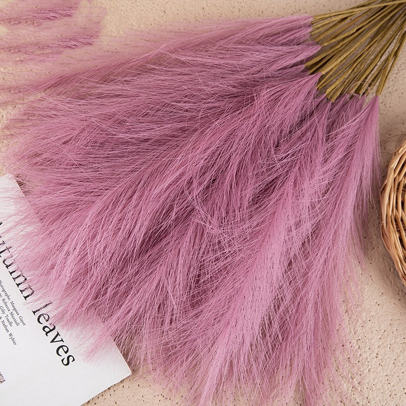 Mini Pampas Reed Grass Simulation Flower