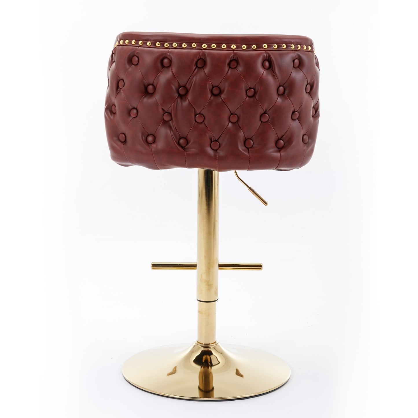 Swivel Bar Adjustable Height, Modern PU Upholstered Stools