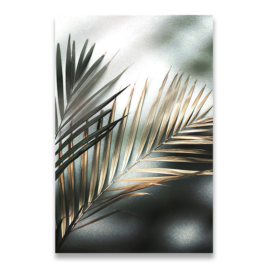 Golden Palm Botanical Canvas