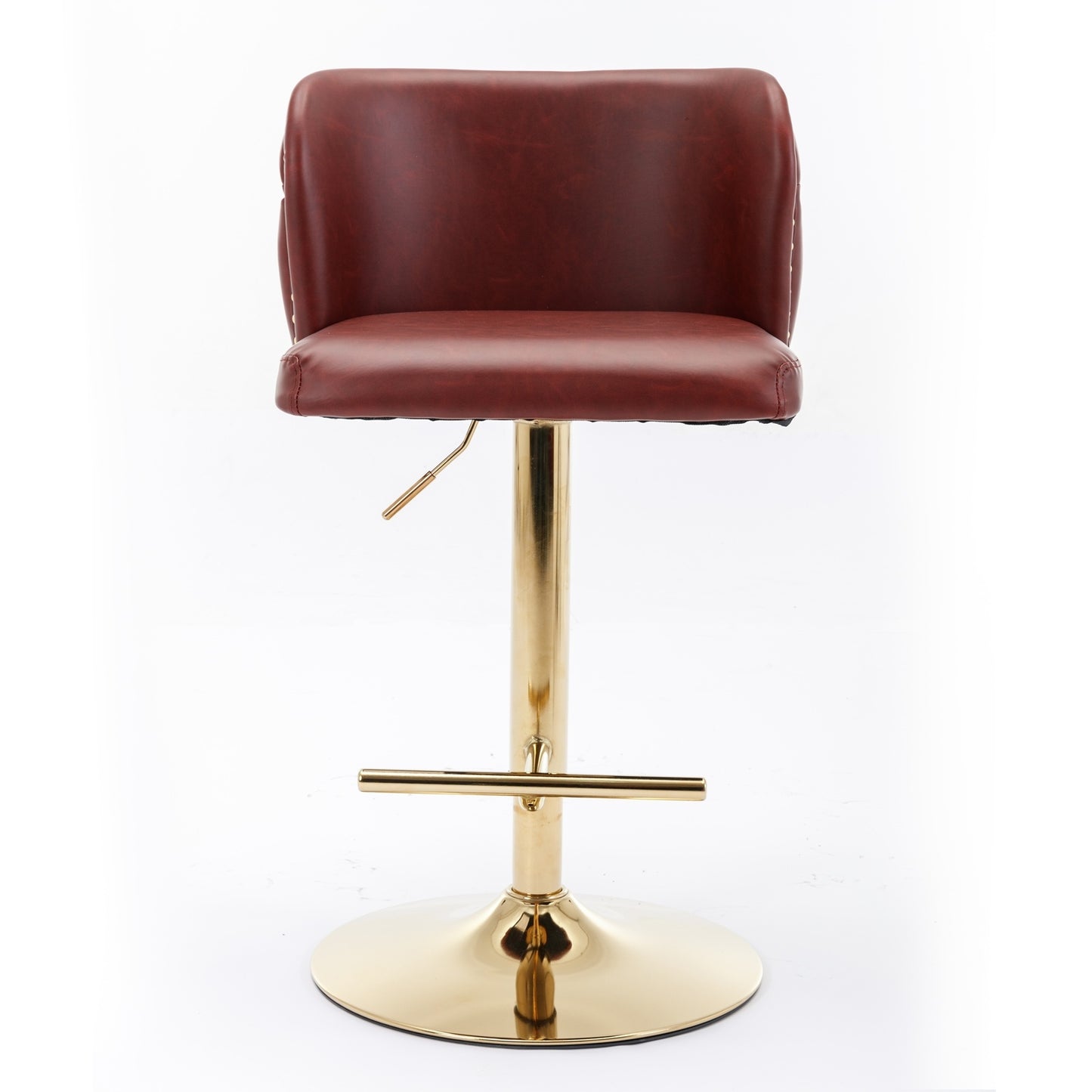 Swivel Bar Adjustable Height, Modern PU Upholstered Stools
