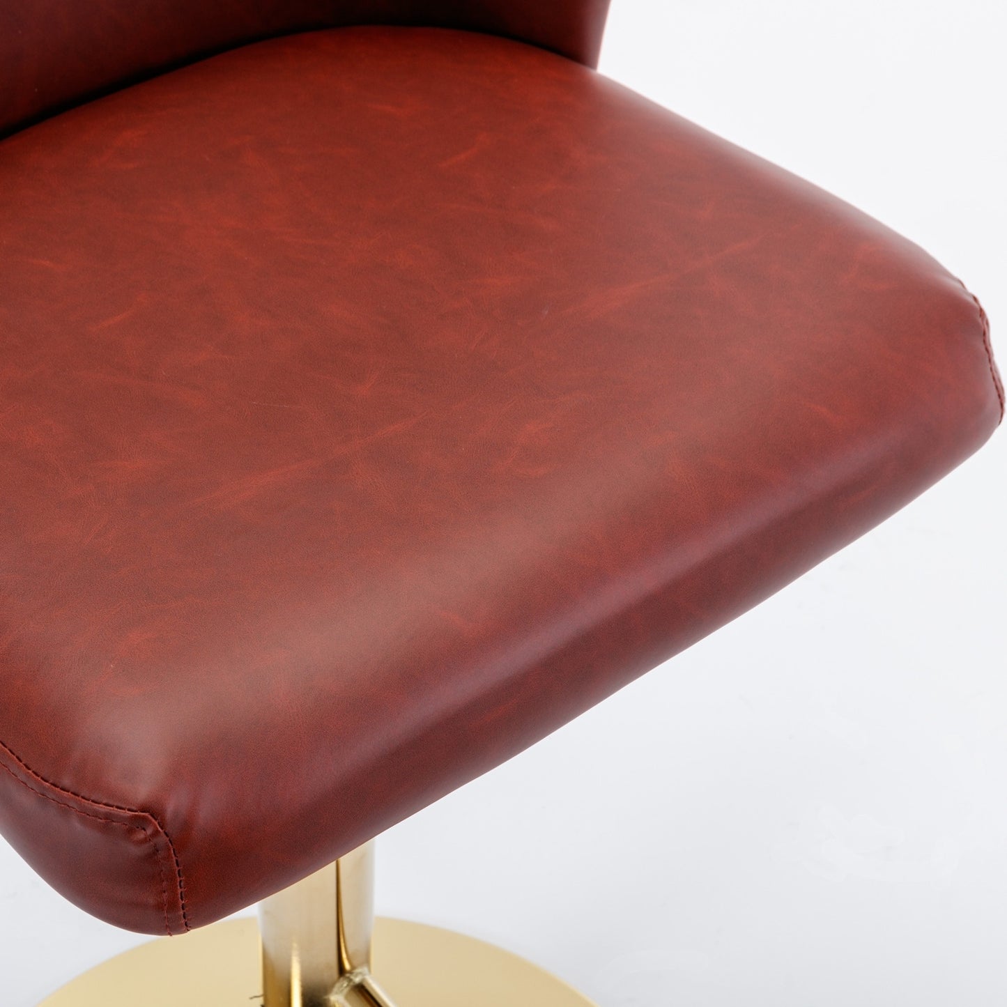 Swivel Bar Adjustable Height, Modern PU Upholstered Stools